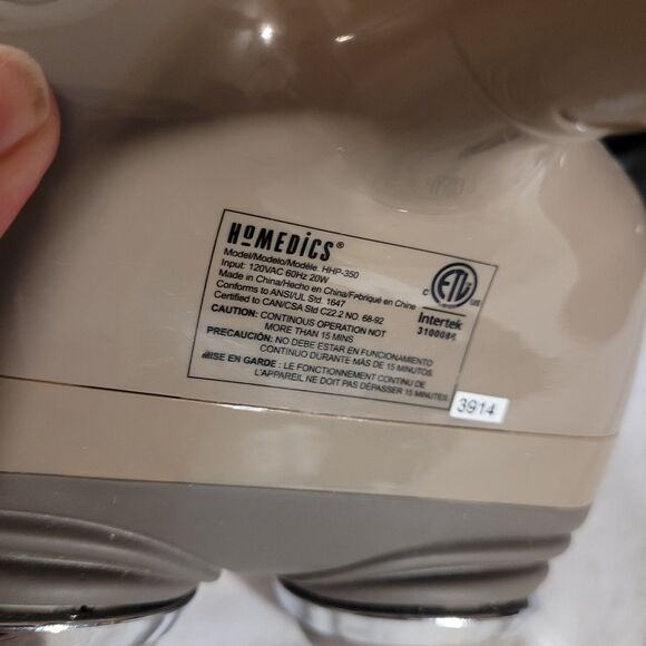 HoMedics HHP-350 Percussion Pro Handheld Full Body Massager with Heat Tested - Picture 5 of 7